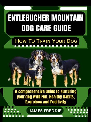 cover image of Entlebucher Mountain  Dog care guide